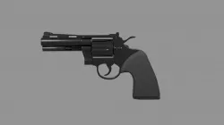 Colt Python Pistol  3D model