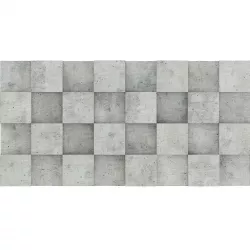 Concrete Wall Cubes 3D model