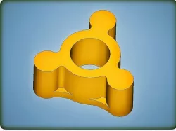 #Connector piece for Bourgie Kartell lamp