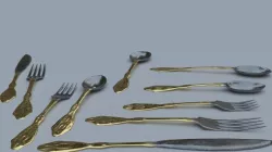 Cutleries Low-poly  3D model
