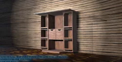 Dining Room - Bar Table Furniture Low poly 3d Model Low-poly  3D model
