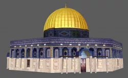Dome of the Rock Jerusalem Aqsa 3D model