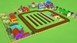 farm house farm lowpoly Low-poly  3D model