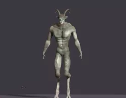 faun mythological creature 3D model