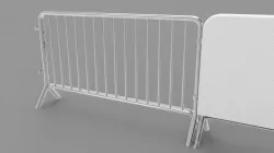 Fence Barrier - Crowd Control Barrier 3D model