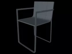 Gandia Blasco Flat Chair - Mario Ruiz 3D model