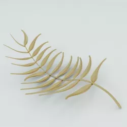 Golden Leaf 3D model