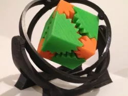 Gyroscopic Gimbal Mount for Emmett's Cube Gear