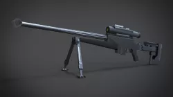HACATE PGM 338 Low-poly  3D model