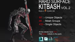 Hard Surface KitBash Volume 2 3D model
