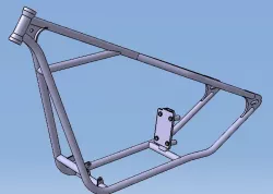 Harley Davidson sportster chopper frame 3D model