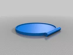 Helmet Mounted Bicycle Mirror