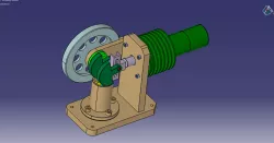 Horizontal Stirling Motor