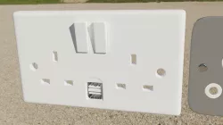 house electrical sockets collection 3D model