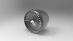 jet engine model