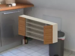 Kitchen shelves