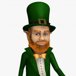 Leprechaun Low-poly  3D model