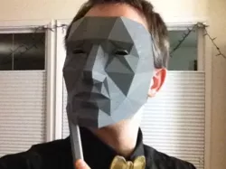 Low Polygon Mask - Replicator Printable