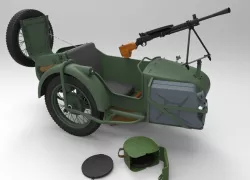 "M-72" collaboration project- "SIDECAR-military version"