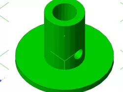 Mini 3D printable coil - reel