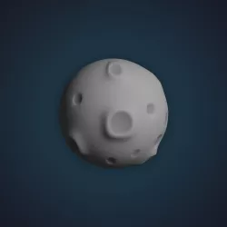 Moon Cartoon  3D model