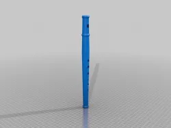 [OLD VERSION] Folk flute, soprano (+8), tapered bore