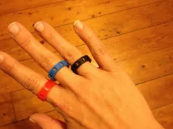 Parametric Ring with Square Cutouts