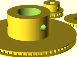 Parametric Timing Pulley v4