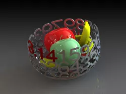 Pi fruit bowl