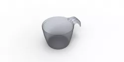 Plastic coffee cup