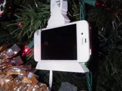 Play Music iphone Christmas Ornament
