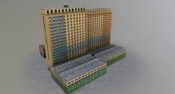 Prague Building8 Low-poly  3D model