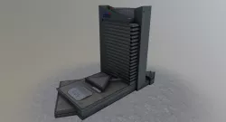 Prague Ceska Sporitelna Low-poly  3D model
