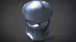 Predators mask Low-poly  3D model