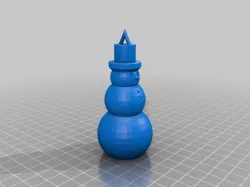 Printable Snowman Ornament