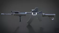 QBZ03 Ris Low-poly  3D model