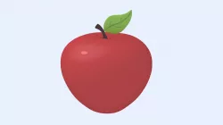 Red Apple 3D model