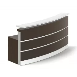 Rounded Reception Desk 3D model