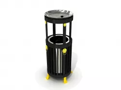 Special Litter Bin Ashtray Can 3D model