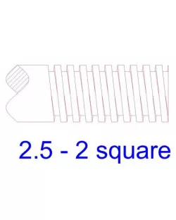 SQUARE THREAD 2D