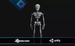 Stylized Skeleton Base Mesh Low-poly  3D model