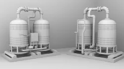 Tank low poly model Low-poly  3D model