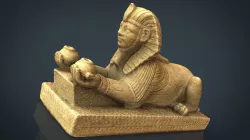 The Alabaster Sphinx 3D model