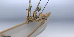 TRAPPER CANOE ROD HOLDER SYSTEM