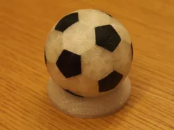 Truncated Icosahedron (rounded soccer form)