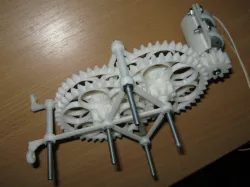 Uniform and scalable reduction gear (1:256)