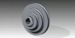 V-belt pulley