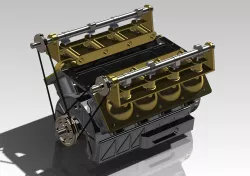 V8 engine