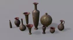 Vases PBR - Vol 1 Low-poly  3D model