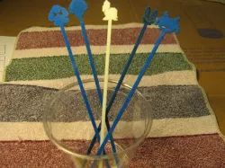 Video Game Cocktail Sticks